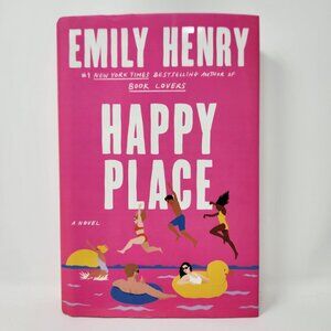 Emily Henrys Happy Place Hardcover Novel - VG